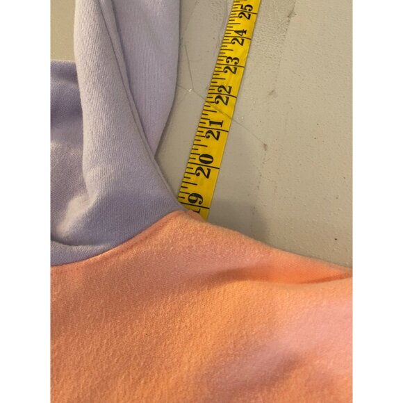 Lands End Colorblock Hooded Sweatshirt Lands Serious Sweats Patel Small - Picture 7 of 9